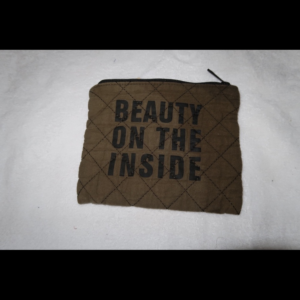 Makeup bag green